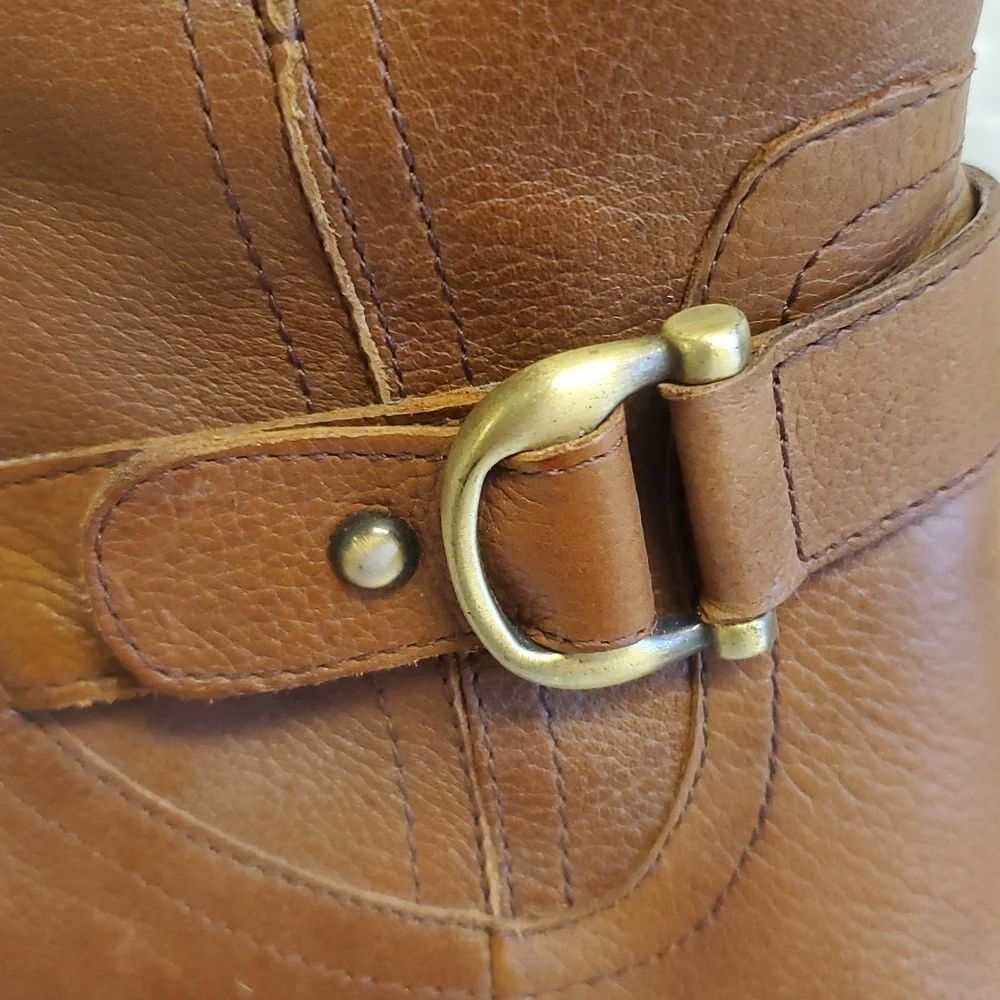Naturalizer Brown Tall Riding Boots